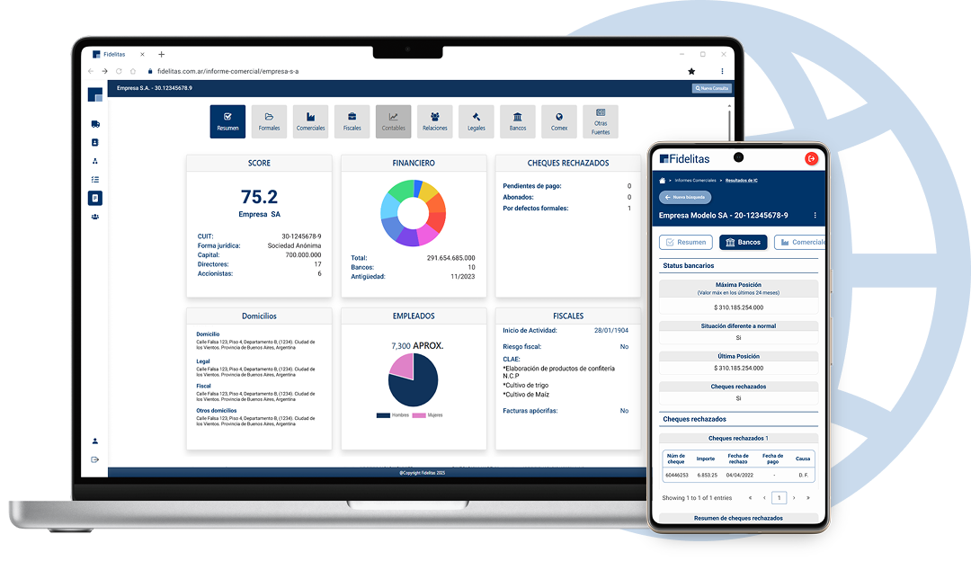 Informes comerciales Fidelitas